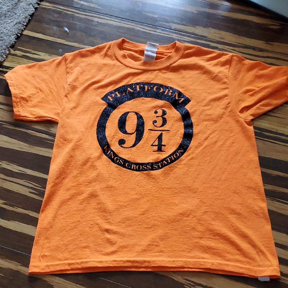 Gildan Orange and Black Short Sleeve Tee